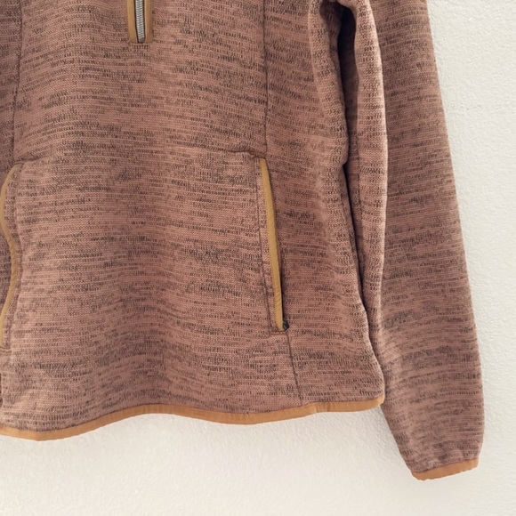 Kuhl Ascendyr Sweater Quarter Zip Pullover Fleece Casual Hiking Camping Brown S - Picture 9 of 15